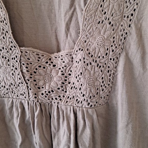 Route 66 Olive Green Top with Tie Belt - L - Picture 3 of 6